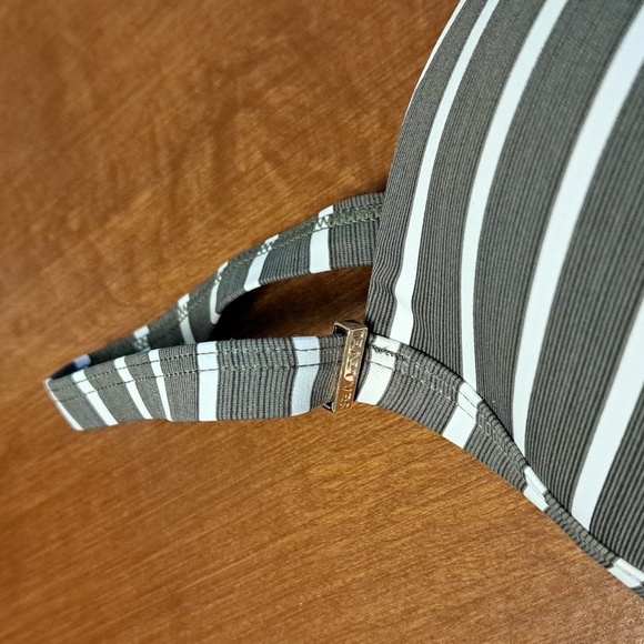 Sea Level Swim Australia Striped Grey and White Women's Bra - Picture 3 of 7